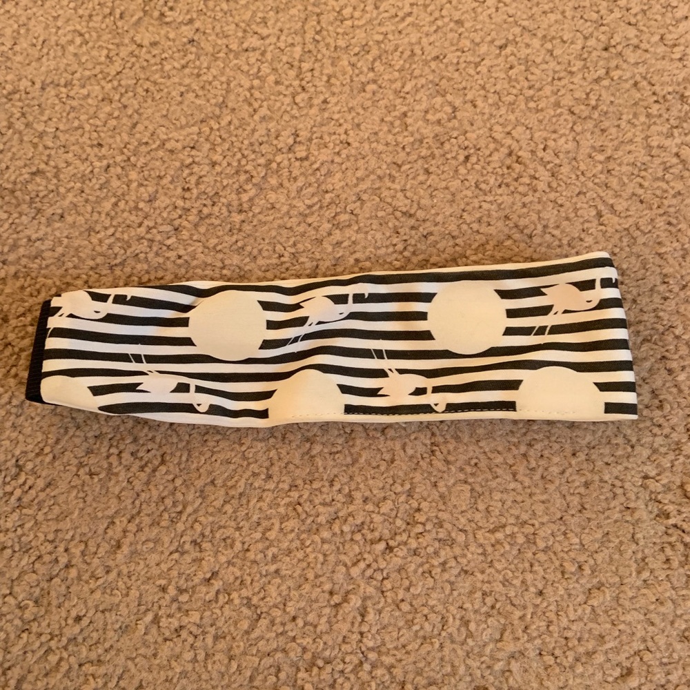Head band that changes colors in sunlight